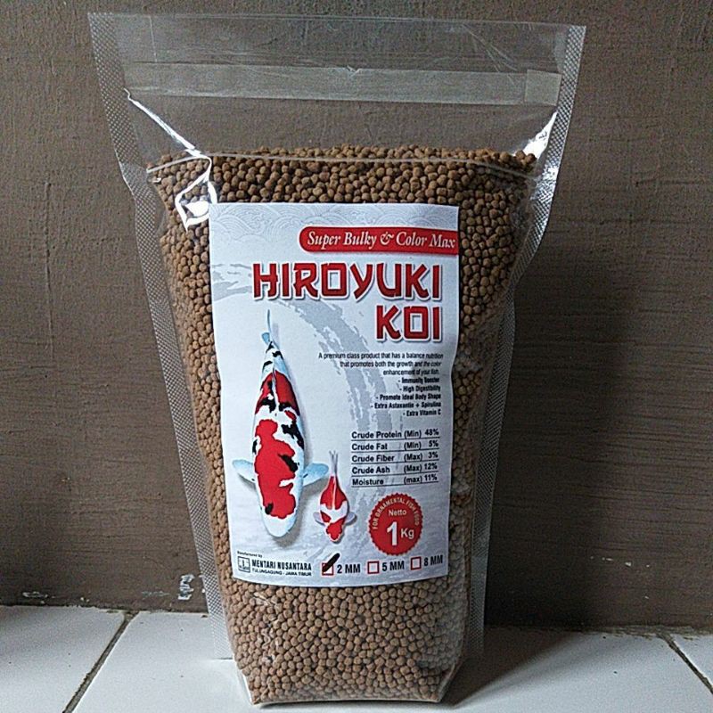 HIROYUKI KOI super bulky & color Max repack 1kg