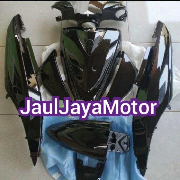 Cover Body Full Set Halus Yamaha Mio J Tahun 2012-2014 - Hitam