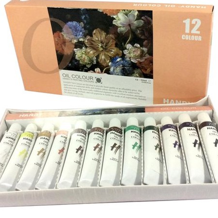 

Cat Minyak Oil Colour Handy 12 Warna