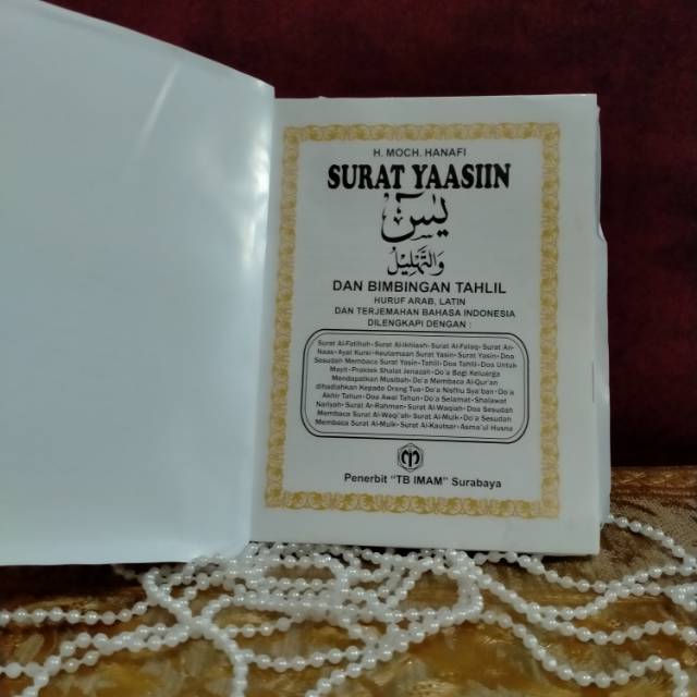 BUKU YASIN 176 HALAMAN 2 WARNA TANPA COVER (MINIM 10PCS)