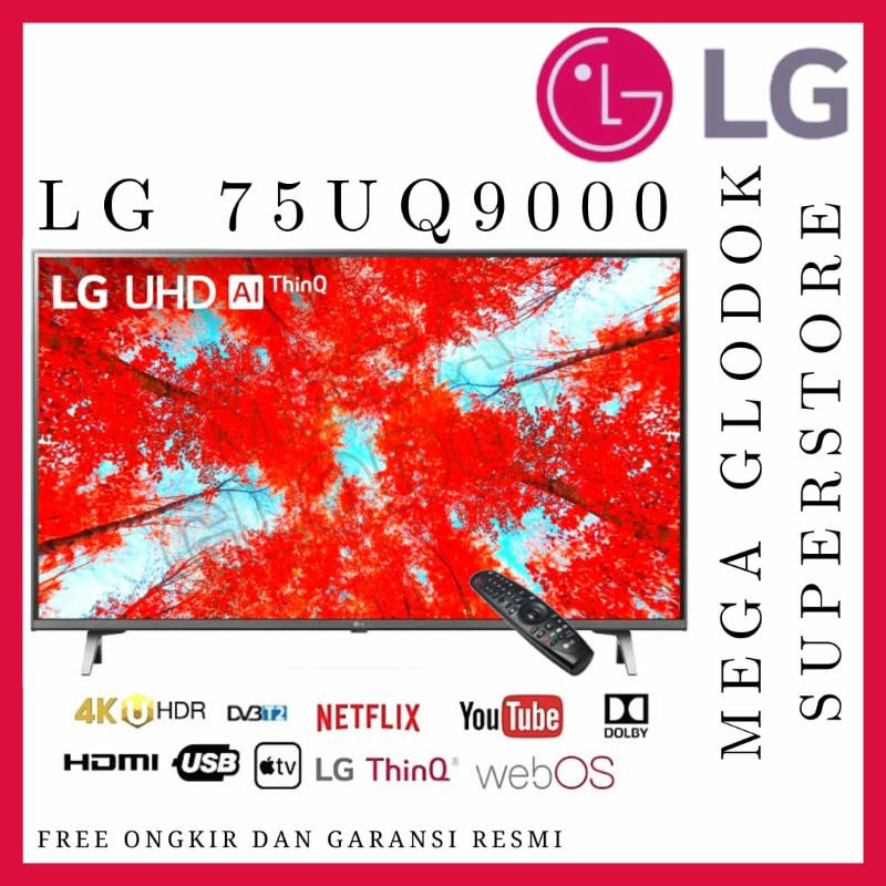 LG LED TV 75UQ9000 UHD 4K SMART WEB OS 75 INC 75UQ9000PSD