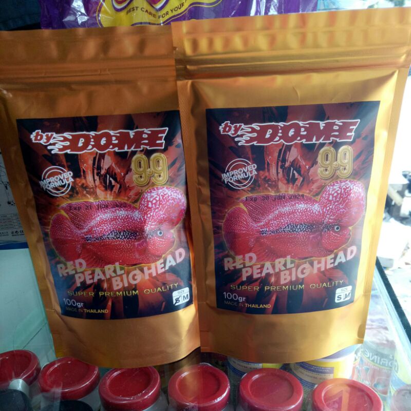 DOME 99 100GR - MAKANAN IKAN LOUHAN - PELET IKAN PAKAN IKAN