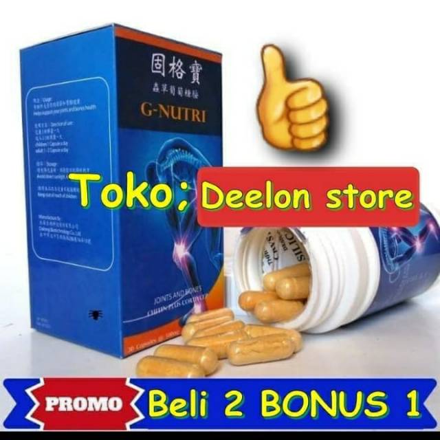 G nutri suplemen sendi asli 100% original obat nyeri sendi paling top G-NUTRI