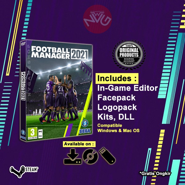 Football Manager 2021 FM 2021 PC Game Original