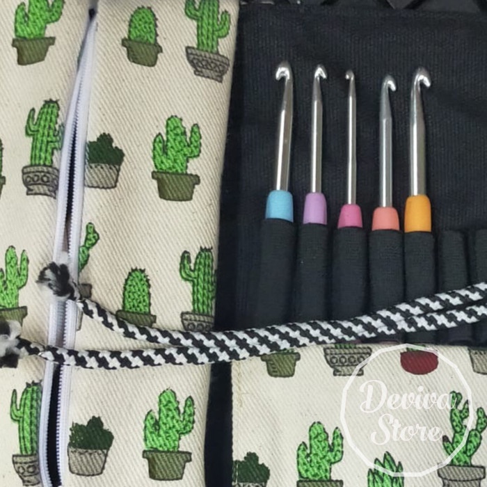

Produk Unggulan Tempat Alat Rajut Hakpen Crochet Hook Case Serbaguna Diskon