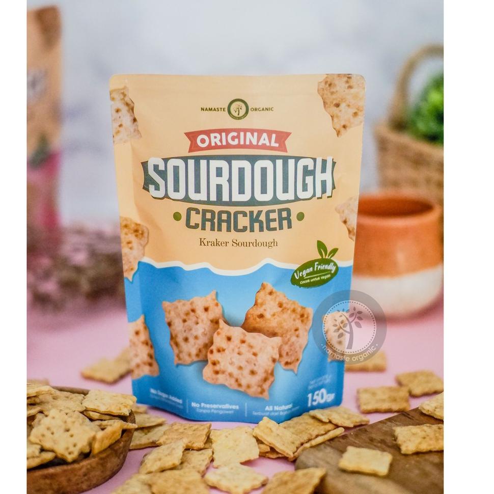 

STOK BANYAK 9131 SOURDOUGH CRACKER VEGAN FRIENDLY - ORIGINAL 150GR ㅉ