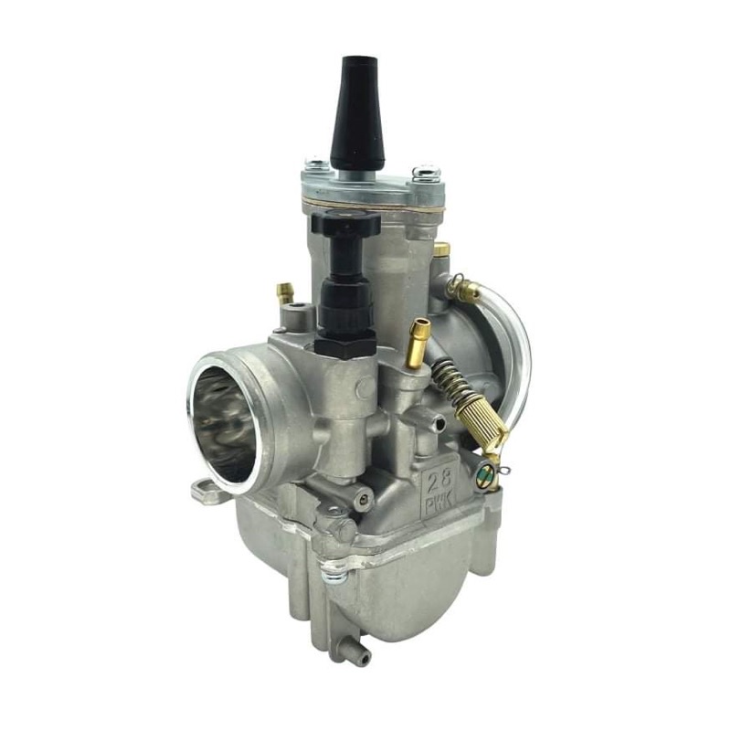 Karburator NGO Original Pwk 24-26-28-30-32-34 Karbu Kotak Silver Berikut Intake - Pilot Main Jet-6