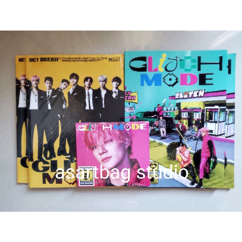 Sealed Glitch Mode Glimo Album Digipack Jeno , Photobook PB Scratch & Album Only Glitch