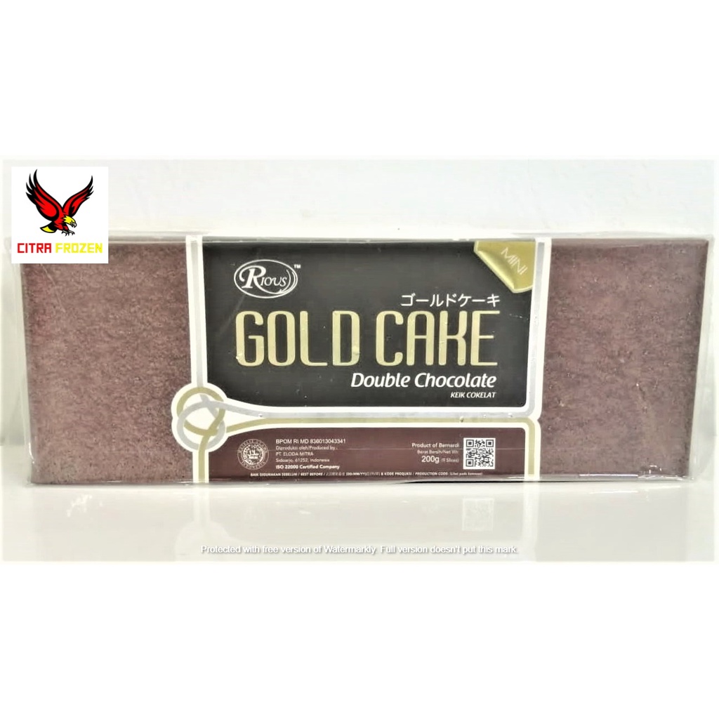 

Rious Gold Cake Double Choco Mini