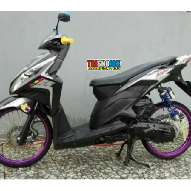 39 Gambar modifikasi jok motor mio fino Paling Keren