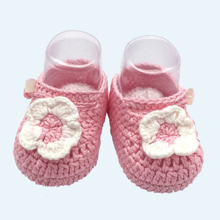 Bamboo And Bub Handmade Knit Shoes -  Sepatu Rajut Anak Bayi Knitted Newborn Socks Kaos Kaki Baby