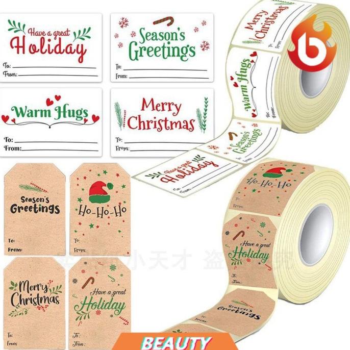 

SC STIKER LABEL NAMA BAHAN KERTAS KRAFT WARNA-WARNI UNTUK PESTA NATAL SDFD31322