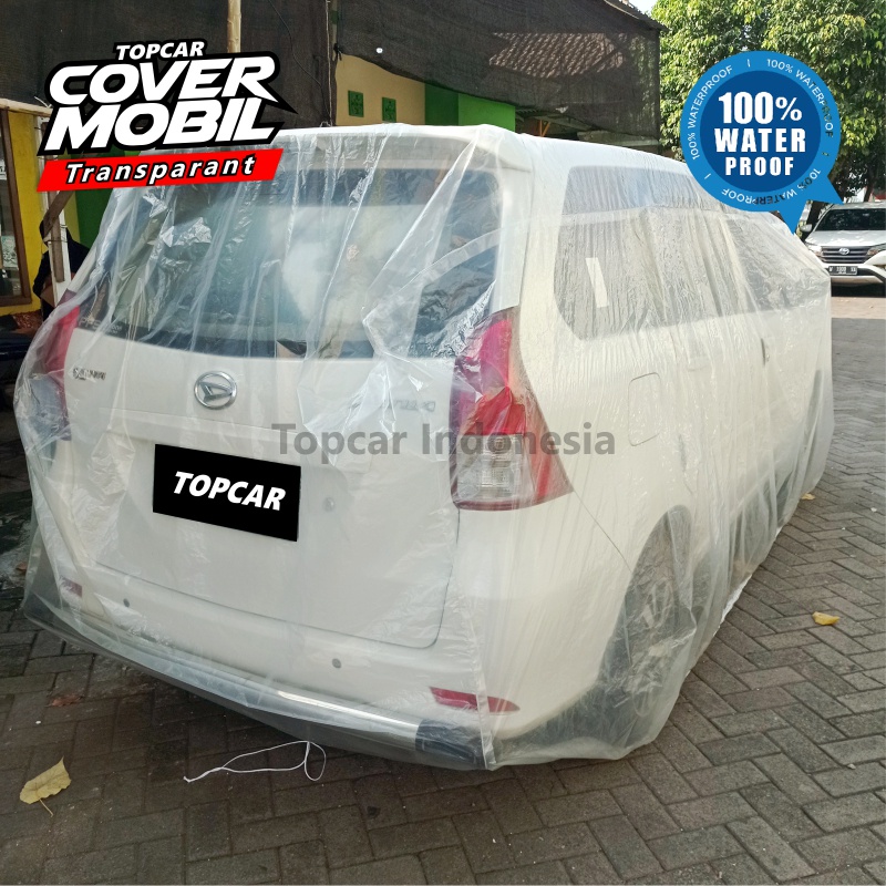 Cover Mobil Transparan Mitsubishi Pajero Sport Exceed Plastik Tebal Plastik Waterproof Outdoor Indoor Part Mobil