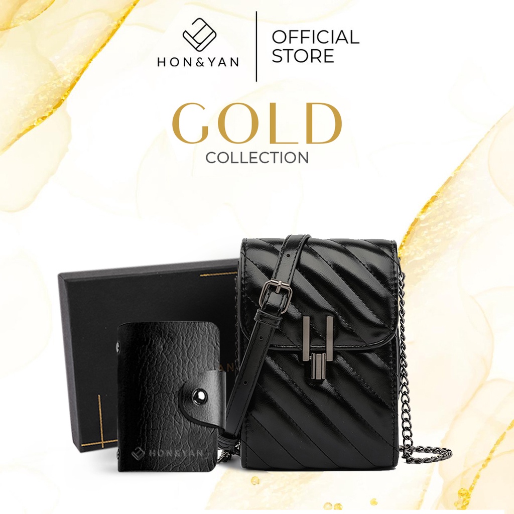 [HONYAN GOLD] Tas Hp Wanita Import Tas Selempang Cewek - Nata Sling Bag