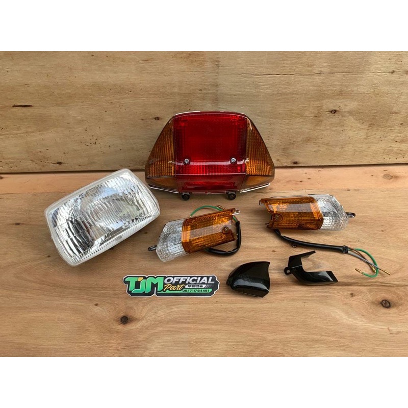 Paket Lampu Honda Astrea Prima Lampu depan Astrea prima set stoplamp dan sein