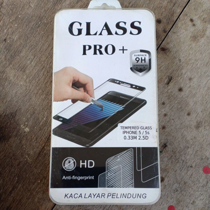 TEMPERED GLASS IPHONE 5/5s