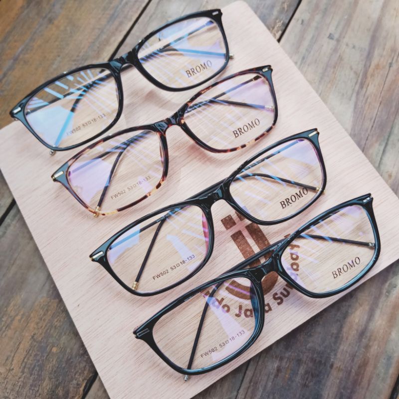 254. Frame Basic Kotak. Frame Ringan Cocok Untuk Minus Tinggi