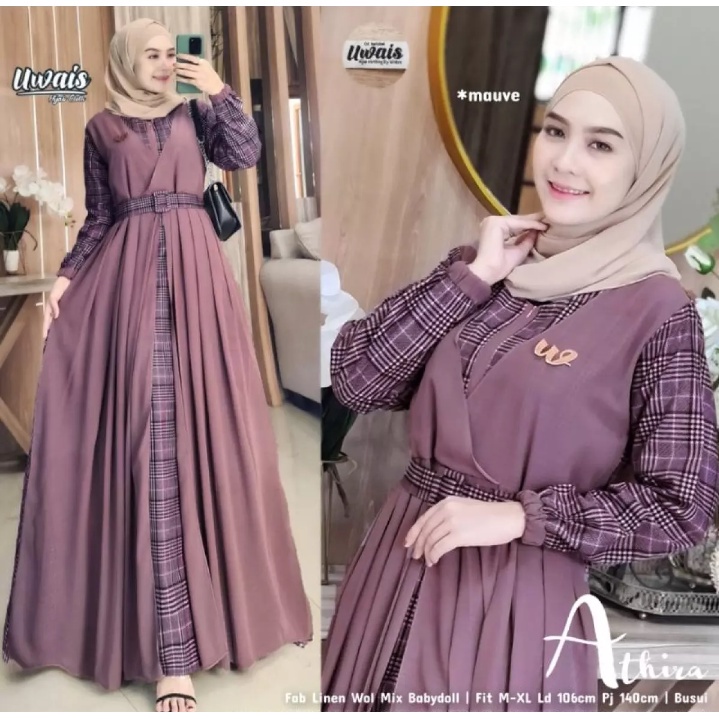 BEST SELLER  GAMIS ATHIRA MAXY KOTAK TERBARU 2021