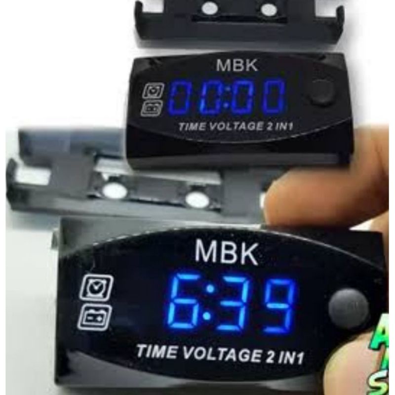 Volt Meter Motor Volt meter Aki Digital Alat Pengukur Aki Motor