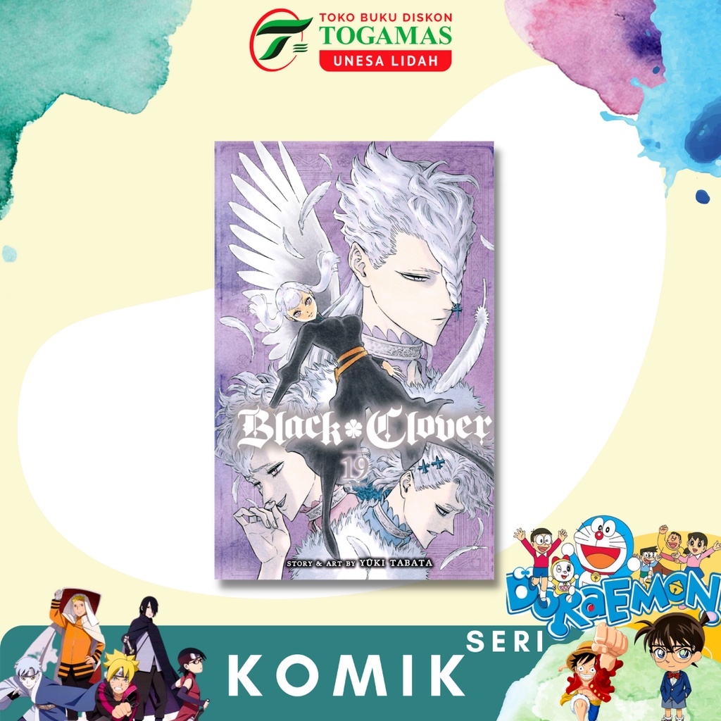 KOMIK BLACK CLOVER 15, 14, 13, 11, 16, 17, 18, 19, 20 KARYA YUKI TABATA