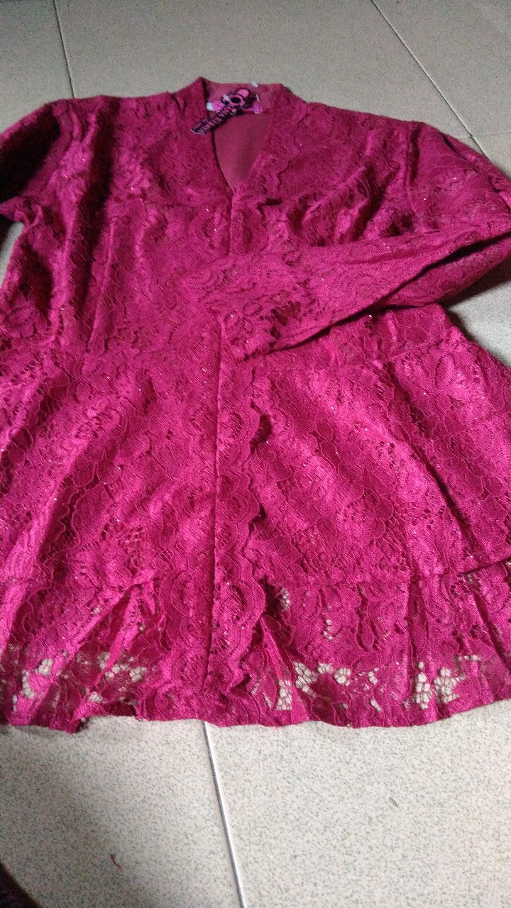 Couple Kebaya Brokat Peplum/kebaya Couple Murah/kebaya Set Rok Batik Couple