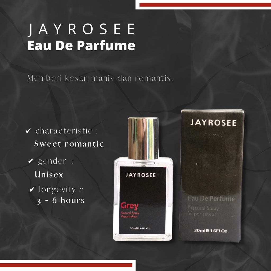 [GROSIR] New Parfum Pemikat Pasangan Parfum Jayrosse Jayrosee Grey Rouge - Parfume Pria dan Wanita Best Seller inspired by Jayrosse