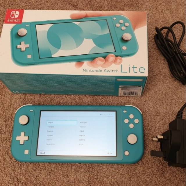 Nintendo Switch Lite Tourquoise / Green / Hijau (BEKAS ...