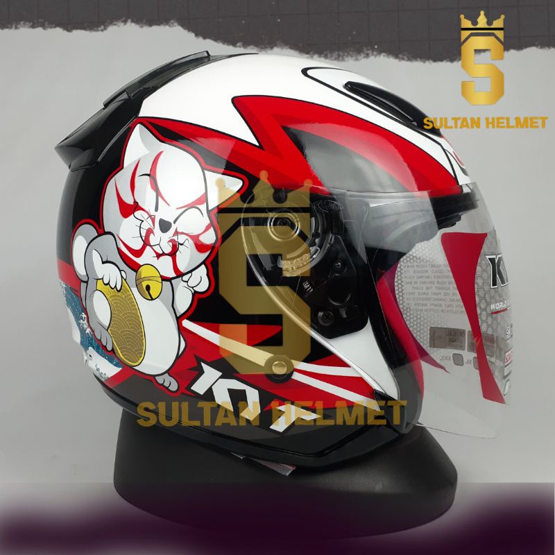 KYT DJ Maru Kabuki Cat White