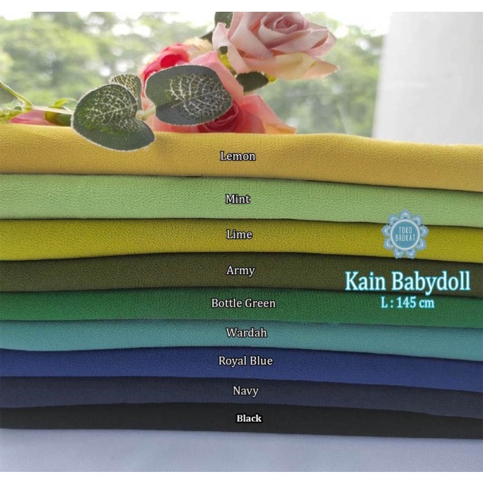 Grosir kain Babydoll (Per Roll)