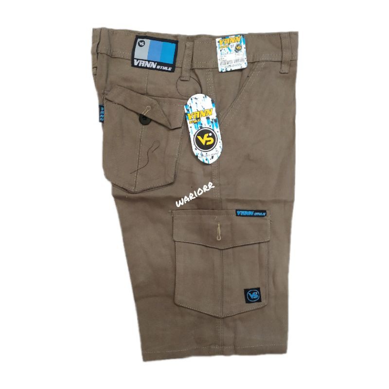 Celana Pendek Kargo doreng Ukuran 27 - 38 / Pdl / Gunung / Short Cargo army