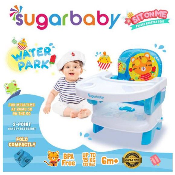 SUGAR BABY Sit On Me Folded Booster Seat Kursi Makan Bayi