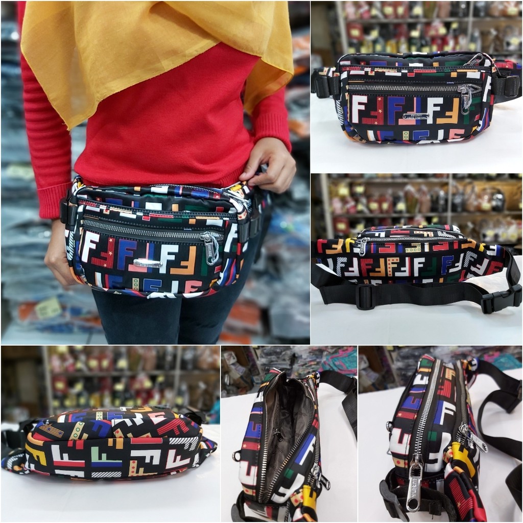 Tas pinggang selempang / bumbag /waistbag / slingbag / crossbodybag wanita