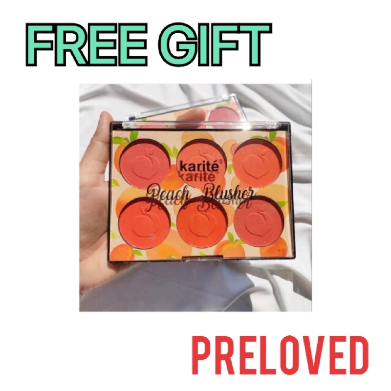 PRELOVED BLUSH ON POWDER KARITE PEACH BLUSHER & ROMANTIC BEAUTY BANJARMASIN