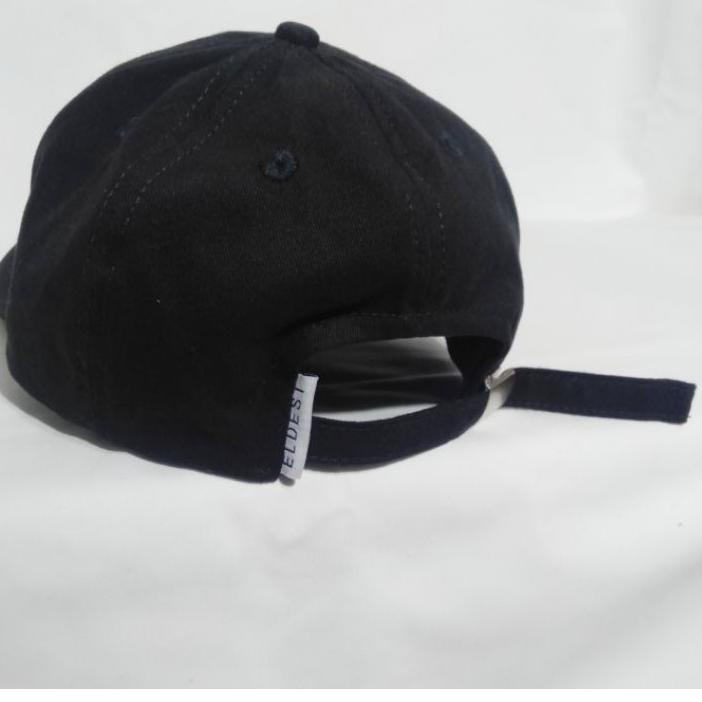 TERBARU Eldestshine Polo caps Topi Baseball Basic Lebel Black 