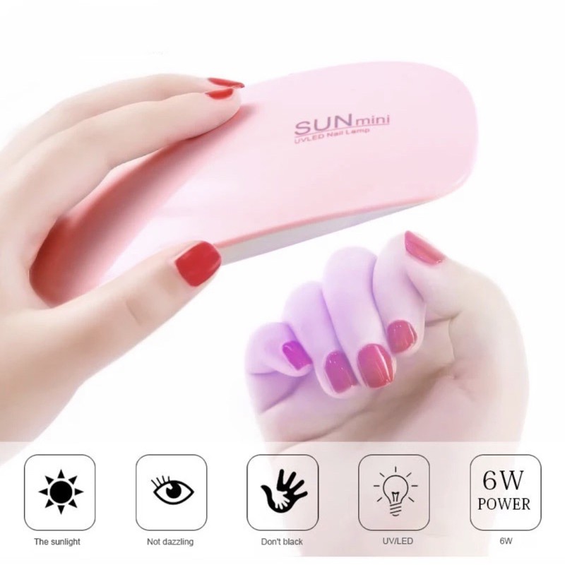 SUN UV LED MINI NAIL DRYER/ Pengering Kutek Gel