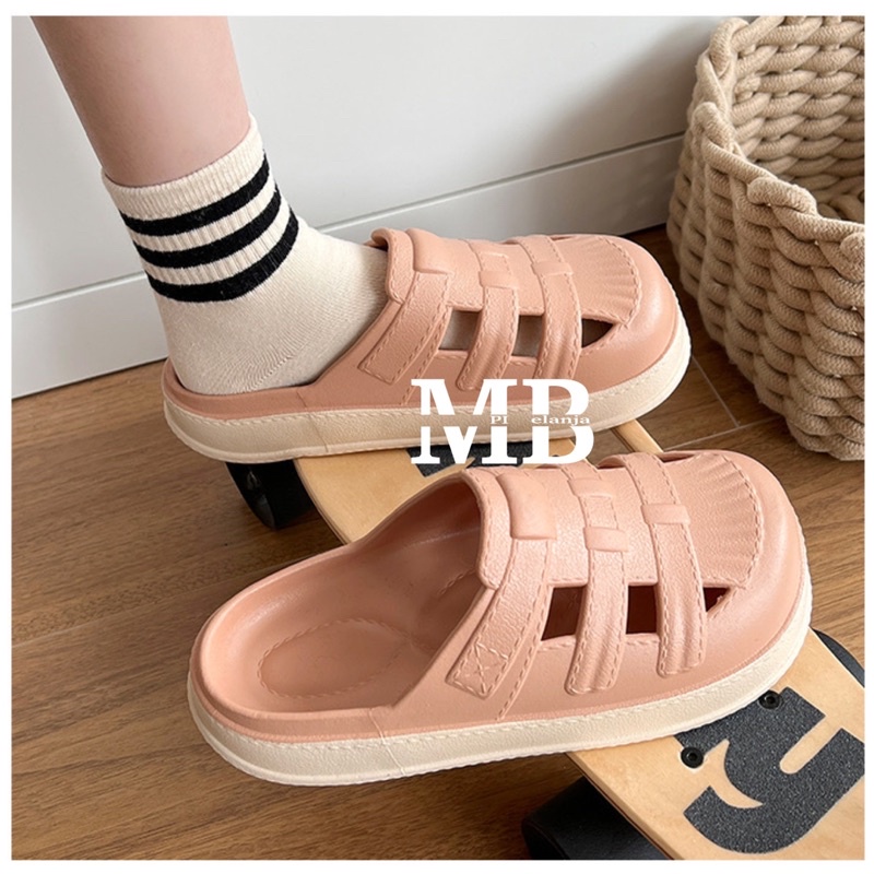 SEPATU SANDAL JELLY SLOP BAPAO BAIM GLADIATOR SEPATU SLIP ON MULE CLOG