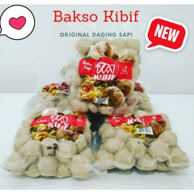 

KIBIF BAKSO SAPI ASLI 50s 600gr BASO FROZEN FOOD MAKANAN BEKU