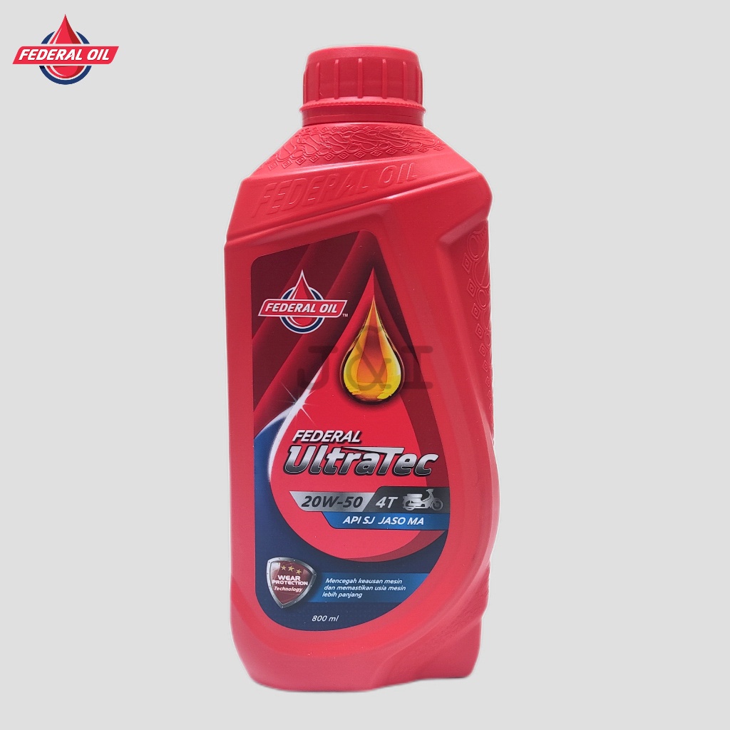 Oli Federal Ultratec API SJ JASO MA 20W-50 0,8 Liter