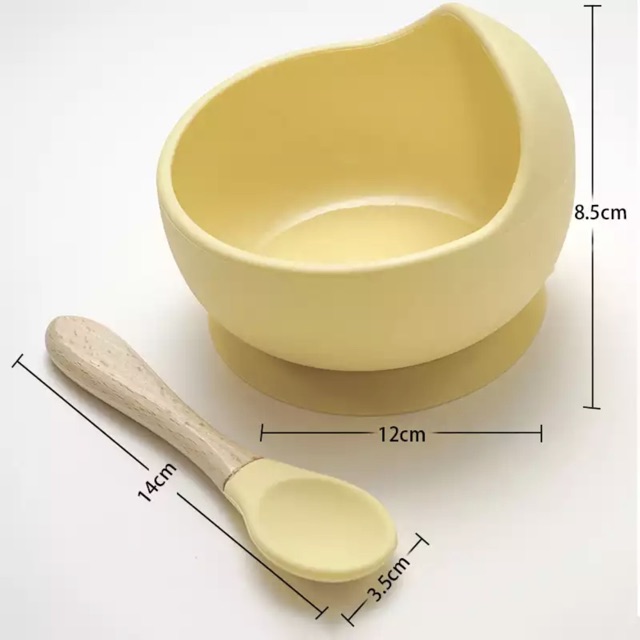 Baby silicone bowl