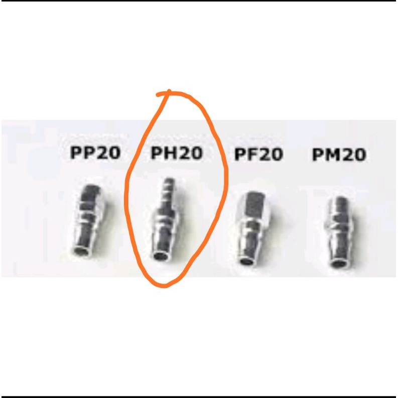 nepel selang /coupler selang / sambungan selang tipe PH20 harga satuan /pc
