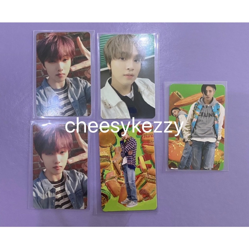 JEWEL HOT SAUCE PHOTOCARD PC HAECHAN JISUNG RENJUN HAECHAN SELCA CLIP