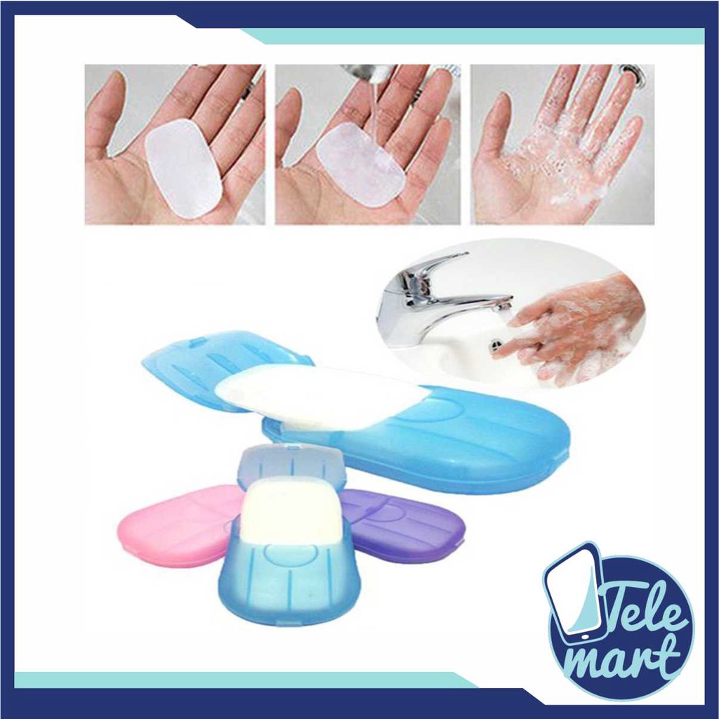 

[Home.Galleri] Sabun Cuci Tangan Kertas / Travelling Paper Soap