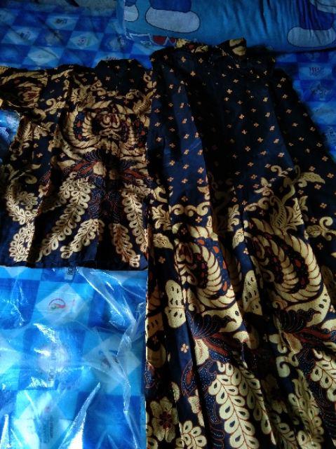 Couple Batik Sarimbit Tunik Andara Pria Wanita Lengan Panjang Modern Exclusive