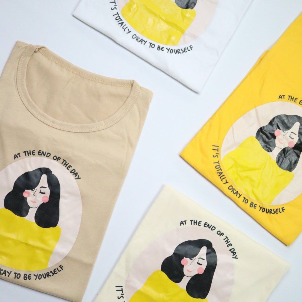 KAOS WANITA AT THE END OF THE DAY
