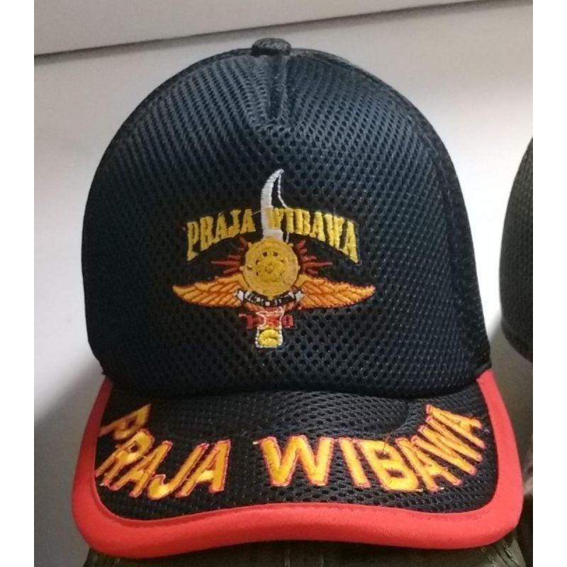 Topi Cream Topi Ijo pol PP satpol pp