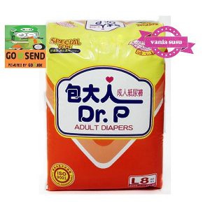 pampers dewasa Dr p special L8 popok dewasa L 8  En LZ