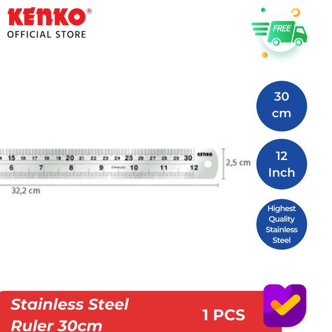 

KENKO STAINLESS STEEL RULER 30CM