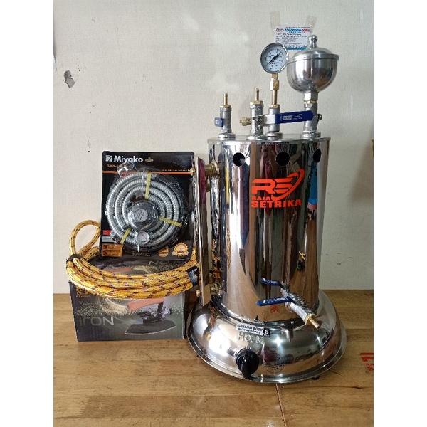 Setrika uap boiler 10 liter Hock