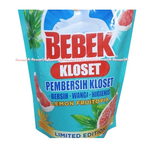 Bebek Kloset Pembersi Kloset Lemon 400ml Bebek Kloset Pembersih Closet Refill Pouch Isi Ulang