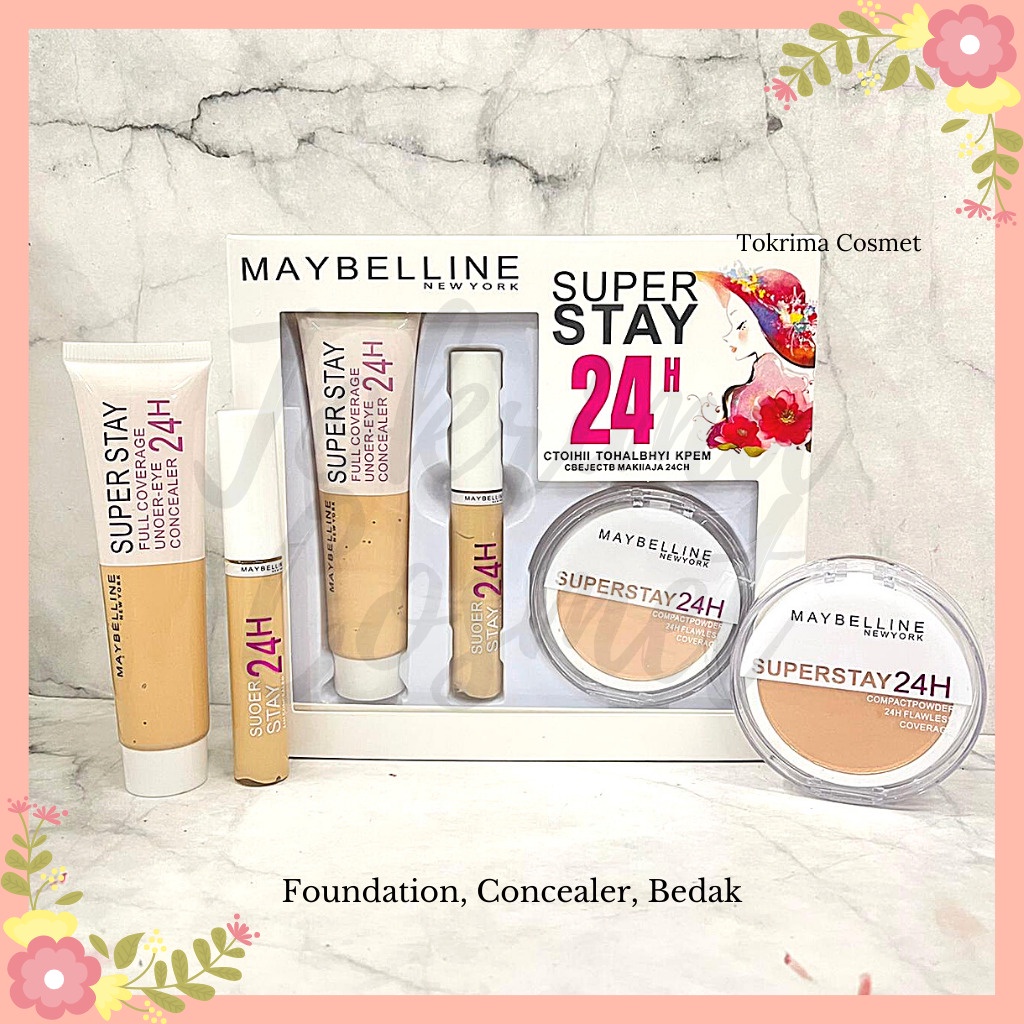 Paket Mayb make-up set 3in1 Fitme / Superstay